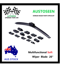 Multifunctional Soft Wiper Blade 20" with 13 Adapters